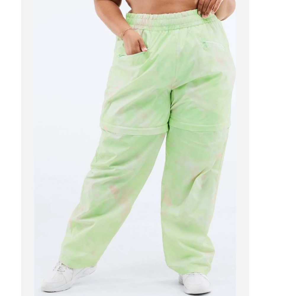 Fabletics Kalani Convertible Track Pant Aloe Ethereal Size 2X Athleisure Gym